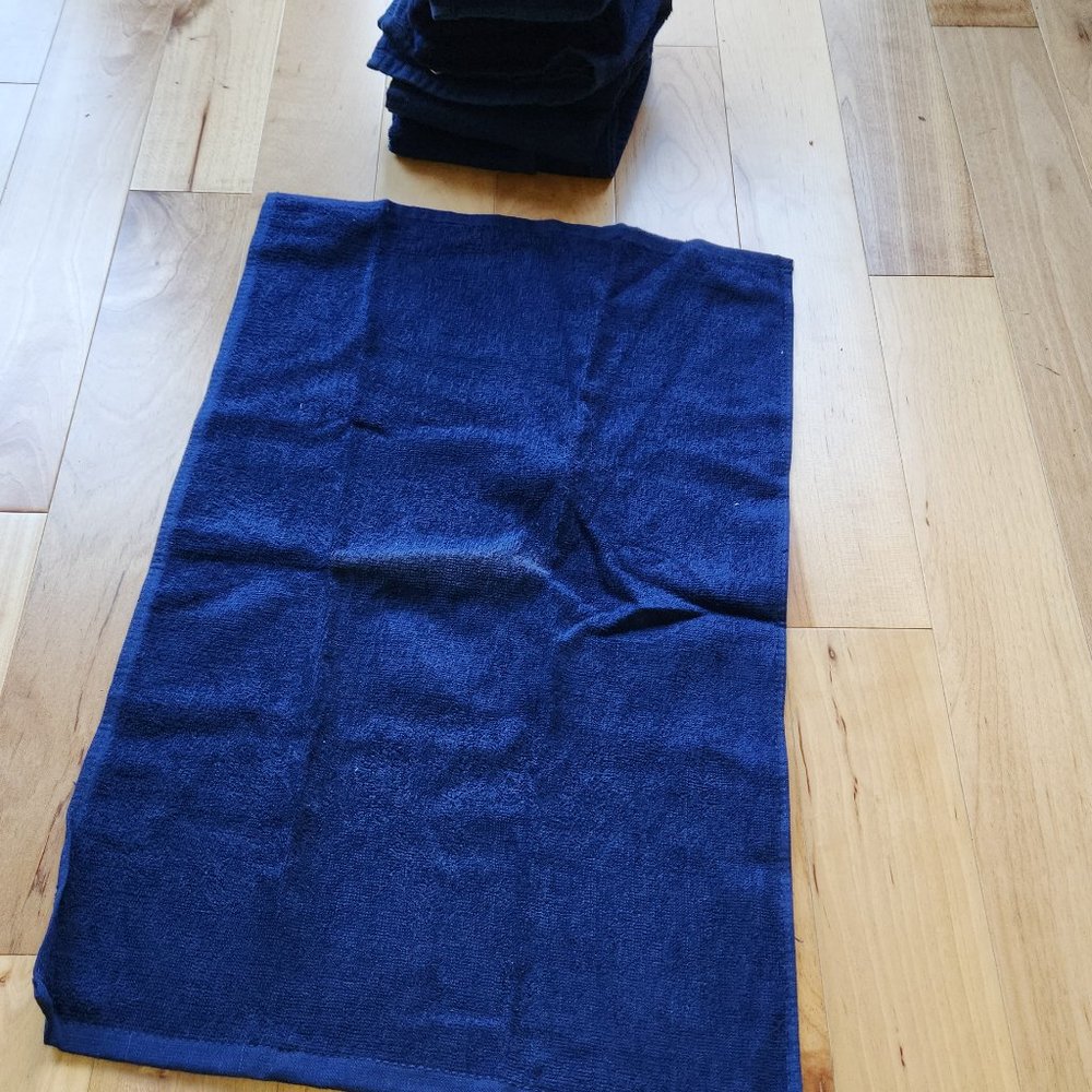 Dark Blue Hand Towels (set of 6)